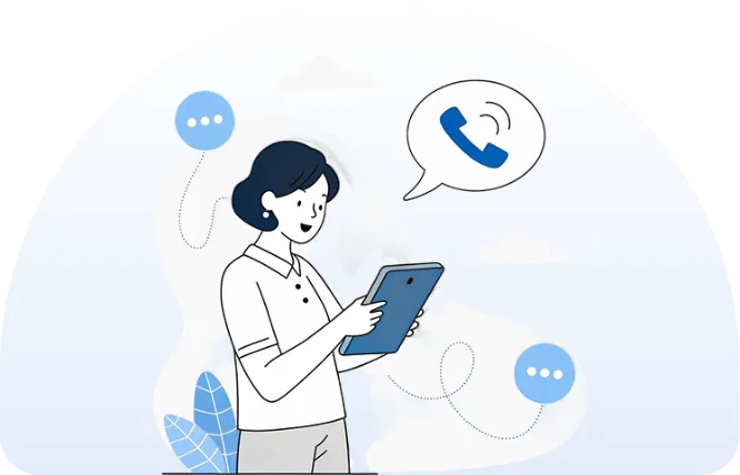 Иллюстрация: пользователь связывается с мастером по телефону или в WhatsApp